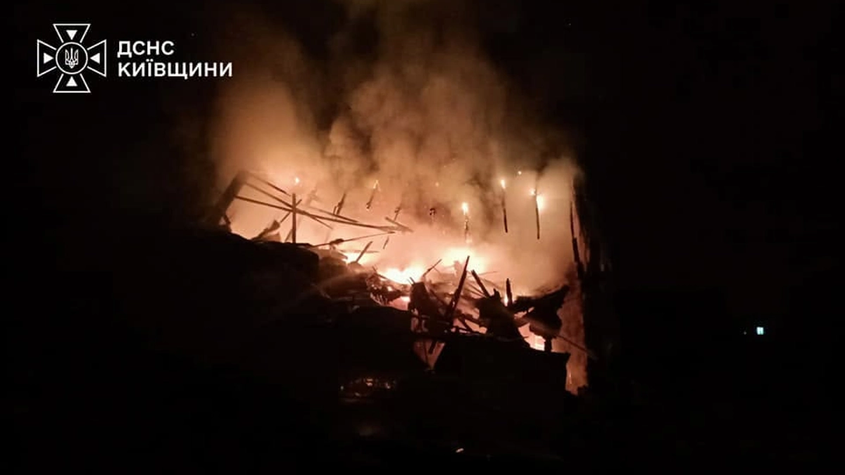 Large-scale Russian attack on Kyiv Oblast: child killed, houses and infrastructure facilities damaged