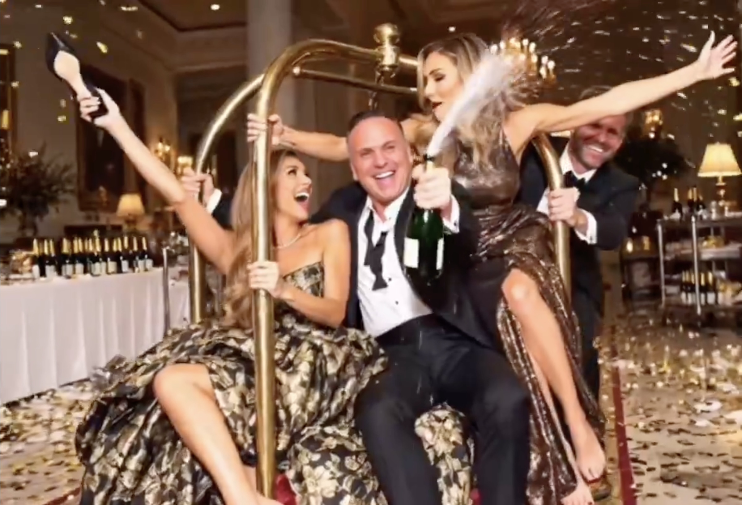 Top Trump Officer Posts Video of Him Partying in a Tuxedo, Spraying Champagne