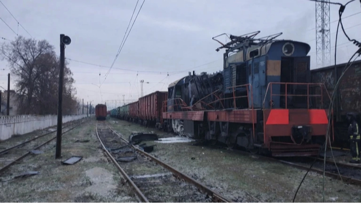 Russia attacks railway facility in Vinnytsia Oblast
