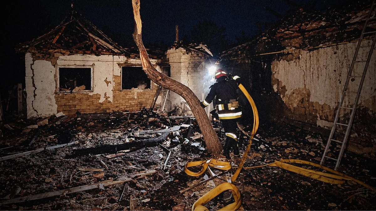 Russian drone attacks residential area in Novhorod-Siverskyi: four injured, including two teenagers – photos